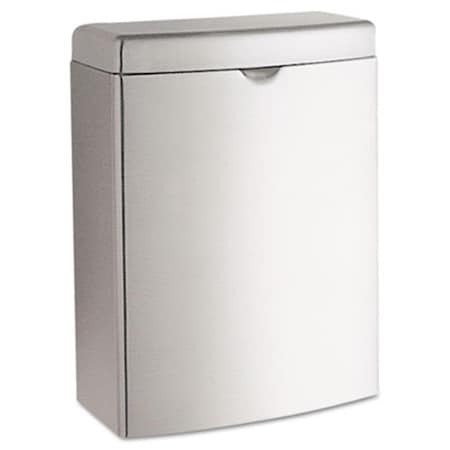 Gourmetgalley Contura Receptacle- Rectangular- Stainless Steel- 1 gal GO949816